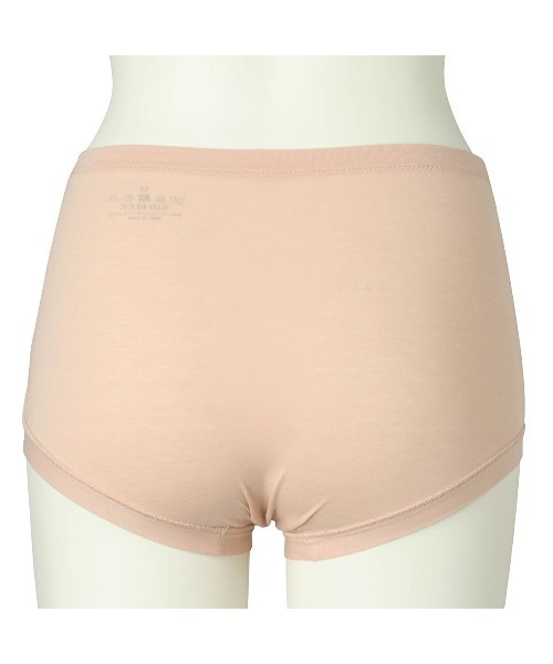 KID BLUE（キッドブルー）の「キッドブルー -23サマーコットンベア天 -ショートカルソン -KIUF134 -kidblue（ショーツ・レディース・ピンクベージュ/ブラック・M/L/XL）」の6枚目の写真