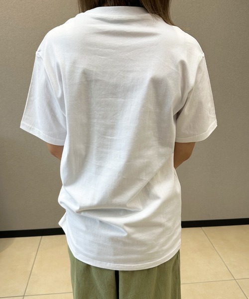 aimoha（アイモハ）の「シンプルコットンTシャツ (SS)（Tシャツ/カットソー・レディース・ホワイト/ブラック/ベージュ/グリーン/グレー・LARGE/SMALL/X-LARGE/MEDIUM/XX-LARGE）」の9枚目の写真