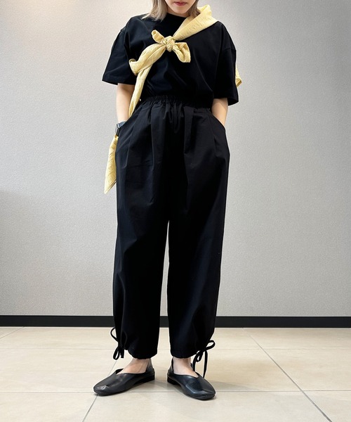 aimoha（アイモハ）の「シンプルコットンTシャツ (SS)（Tシャツ/カットソー・レディース・ホワイト/ブラック/ベージュ/グリーン/グレー・LARGE/SMALL/X-LARGE/MEDIUM/XX-LARGE）」の11枚目の写真