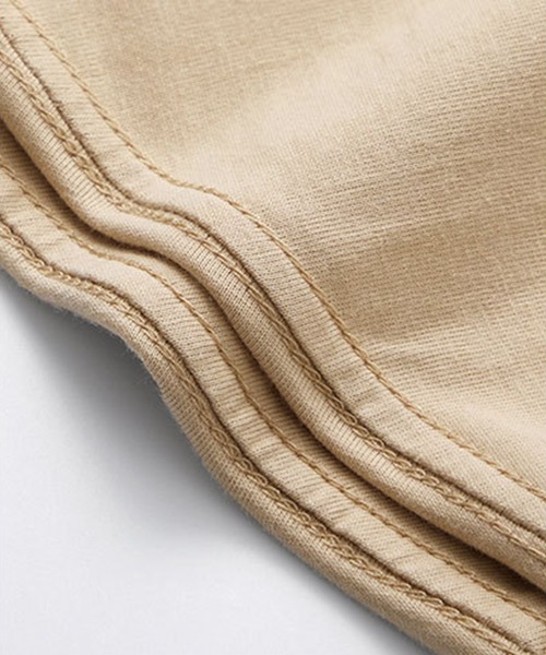 aimoha（アイモハ）の「シンプルコットンTシャツ (SS)（Tシャツ/カットソー・レディース・ホワイト/ブラック/ベージュ/グリーン/グレー・LARGE/SMALL/X-LARGE/MEDIUM/XX-LARGE）」の22枚目の写真