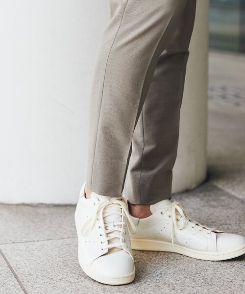 EDIFICE（エディフィス）の「"速乾＆シワ防止機能" シアサッカー ストレッチ スラックス イージーパンツ（スラックス・メンズ・チャコールグレー/ベージュ/ネイビー・SMALL/X-LARGE/LARGE/MEDIUM）」の20枚目の写真