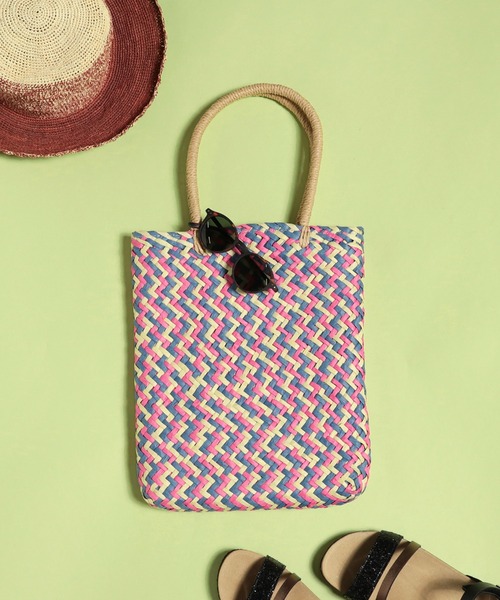 BEAMS HEART / ペーパー編みトート（トートバッグ）｜BEAMS HEART（ビームスハート）