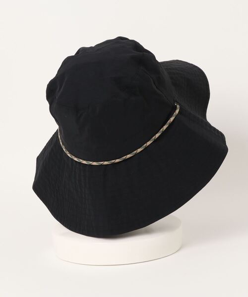 DONOBAN(ドノバン)の「パッカブル撥水つば広ハット(ハット・レディース・ブラック/ダークベージュ/キャメル・ONESIZE)」の4枚目の写真