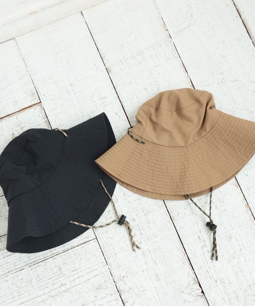 DONOBAN(ドノバン)の「パッカブル撥水つば広ハット(ハット・レディース・ブラック/ダークベージュ/キャメル・ONESIZE)」の20枚目の写真