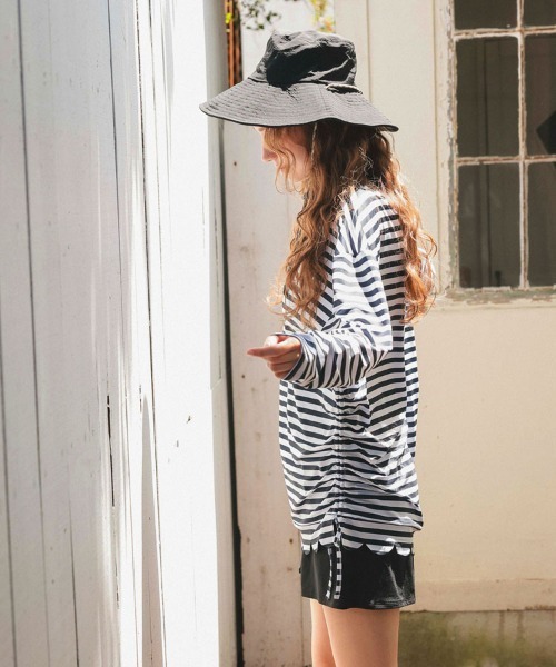 DONOBAN(ドノバン)の「パッカブル撥水つば広ハット(ハット・レディース・ブラック/ダークベージュ/キャメル・ONESIZE)」の11枚目の写真