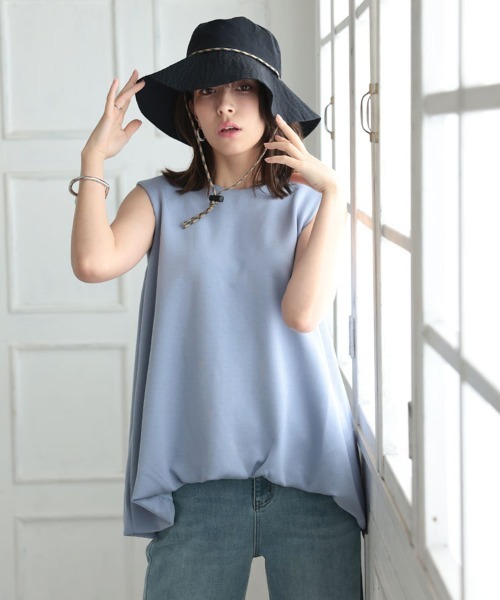 DONOBAN(ドノバン)の「パッカブル撥水つば広ハット(ハット・レディース・ブラック/ダークベージュ/キャメル・ONESIZE)」の9枚目の写真