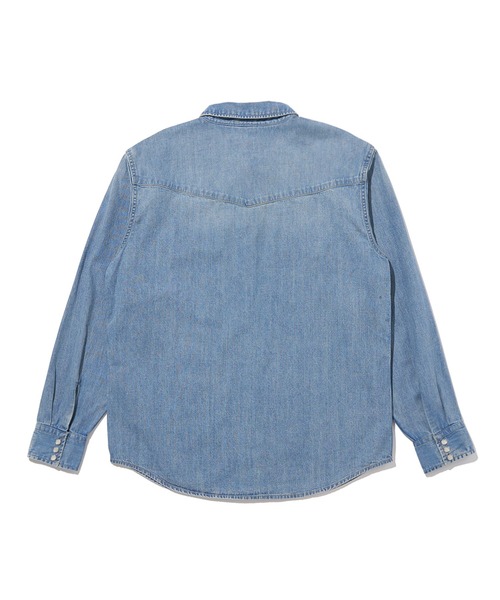 Levi's(リーバイス)の「リーバイス/Levi's リラックスフィット ウエスタンシャツ ミディアムインディゴ MARCY MEDIUM WASH(シャツ/ブラウス・メンズ・ブルー・S/L/M/XL)」の2枚目の写真