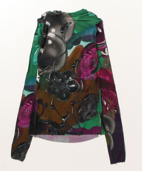 JNBY(ジェーエヌビーワイ)の「Electronic Plum Wearable Second Skin Top(Tシャツ/カットソー・レディース・その他/ブラック系その他/ホワイト系その他・36/40/38)」の4枚目の写真