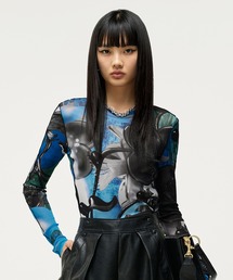 Electronic Plum Wearable Second Skin Top