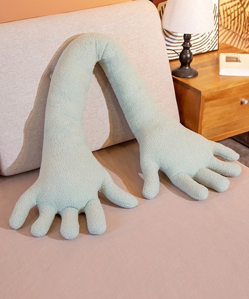 aimoha（アイモハ）の「aimoha home 手　ハッグ　ぬいぐるみ　癒しクッション（クッション/クッションカバー・レディース・グリーン/ブラウン/ホワイト/レッド/ブルー/ピンク/イエロー・FREE）」の3枚目の写真