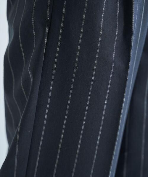 coen（コーエン）の「リネン混タックイージーパンツ（スラックス・レディース・ブラック/ベージュ・S/M/L）」の7枚目の写真