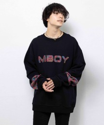 TEDDY CHECK ロゴ トップス
