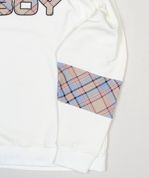MILKBOY（ミルクボーイ）の「TEDDY CHECK ロゴ トップス（スウェット・レディース・A/B・FREE）」の9枚目の写真