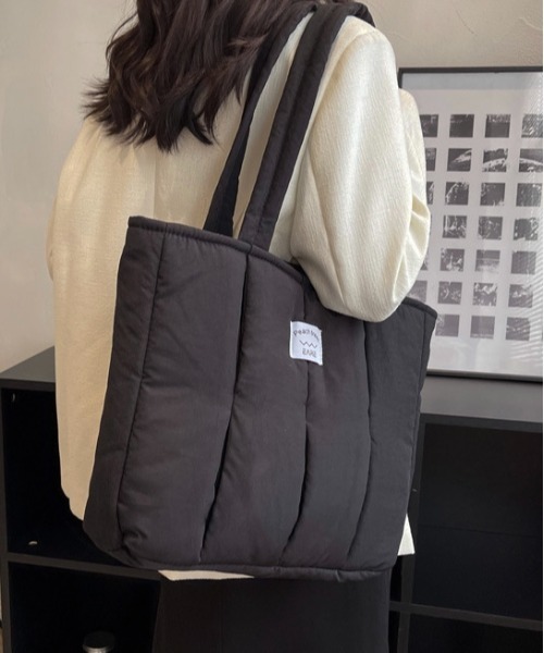Burner（バーナー）の「【OKUOKU　0909】 トートバッグ / 肩掛け oku-bag-694840092712-31 U（トートバッグ・メンズ・カーキ/ブラック/オフホワイト・FREE）」の2枚目の写真