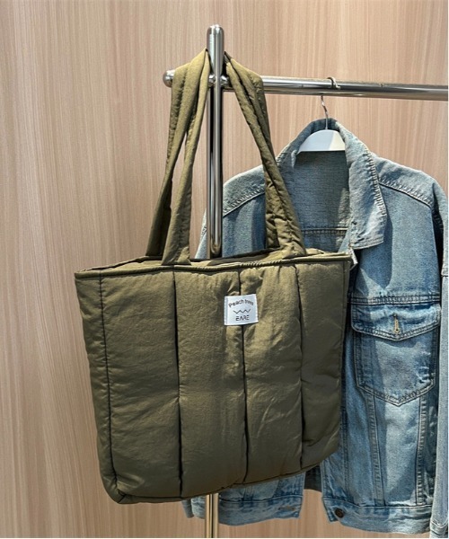 Burner（バーナー）の「【OKUOKU　0909】 トートバッグ / 肩掛け oku-bag-694840092712-31 U（トートバッグ・メンズ・カーキ/ブラック/オフホワイト・FREE）」の12枚目の写真