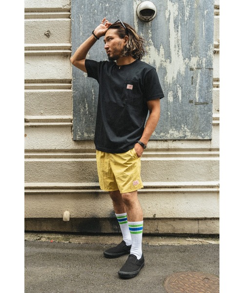 BIG MIKE（ビッグマイク）の「BIG MIKE ビックマイク/ アクティブナイロンイージーショーツ active nylon shorts /// 102327530（その他パンツ・メンズ・カモフラージュ/ブラック/イエロー/ミント/パープル/グレー/ブルー系その他/コーラルピンク/オリーブ/ブラウン系その他/ブルー系その他2/イエロー系その他・X-LARGE/LARGE/MEDIUM/SMALL/X-SMALL）」の9枚目の写真