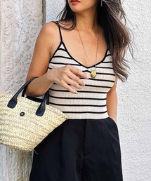 esutoreja | サマーニットボーダーキャミソール(キャミソール)