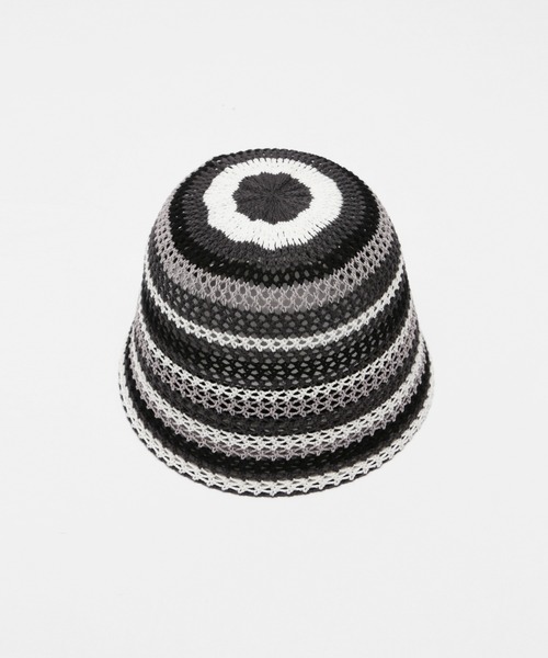 LEGENDA（レジェンダ）の「レジェンダ マルチ ボーダー サーモハット / LEGENDA Multi Border Thermo Hat（ハット・メンズ・ブルー/ブラック/グリーン・FREE）」の4枚目の写真