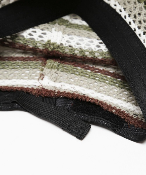 LEGENDA（レジェンダ）の「レジェンダ マルチ ボーダー サーモハット / LEGENDA Multi Border Thermo Hat（ハット・メンズ・ブルー/ブラック/グリーン・FREE）」の9枚目の写真