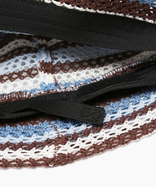 LEGENDA（レジェンダ）の「レジェンダ マルチ ボーダー サーモハット / LEGENDA Multi Border Thermo Hat（ハット・メンズ・ブルー/ブラック/グリーン・FREE）」の12枚目の写真