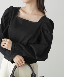 FREE'S MART | ◆スクエアネックボリュームスリーブ長袖ブラウス(シャツ/ブラウス)