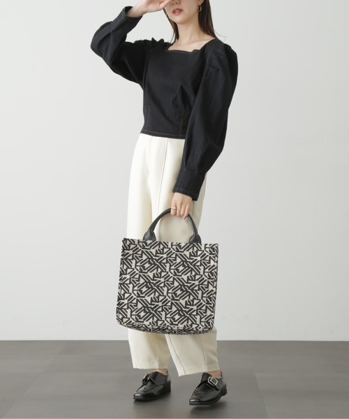 FREE'S MART（フリーズマート）の「◆スクエアネックボリュームスリーブ長袖ブラウス（シャツ/ブラウス・レディース・レッド系その他/カーキ/ホワイト系その他/ブラック系その他・FREE）」の10枚目の写真