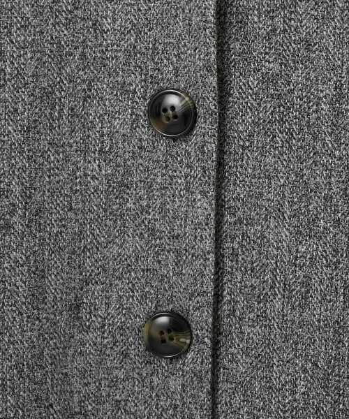 DRESKIP（ドレスキップ）の「◆【2WAY/着回し力◎】ツイード調 ジレにもなるジャンスカ（ワンピース・レディース・ブラック/ダークブラウン/グレー・02/03/04）」の21枚目の写真
