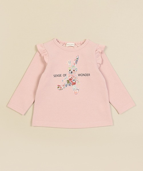 sense of wonder（センスオブワンダー）の「リバティうさくまプルオーバー（スウェット・キッズ・キナリ/ラベンダー/ピンク・110cm/80ｃｍ/100cm/90cm/120cm）」の3枚目の写真