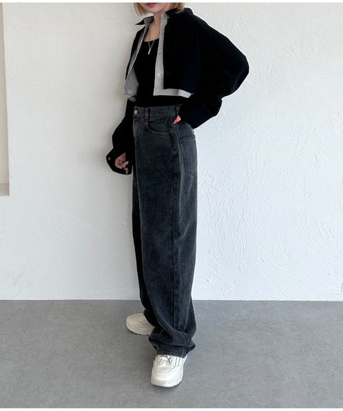 apres jour mignon(アプレジュールミニョン)の「レイヤードシャツ【ZOZOTOWN限定アイテム】(シャツ/ブラウス・レディース・ブルー系その他/ブラック/グレー・フリー/X-LARGE)」の18枚目の写真