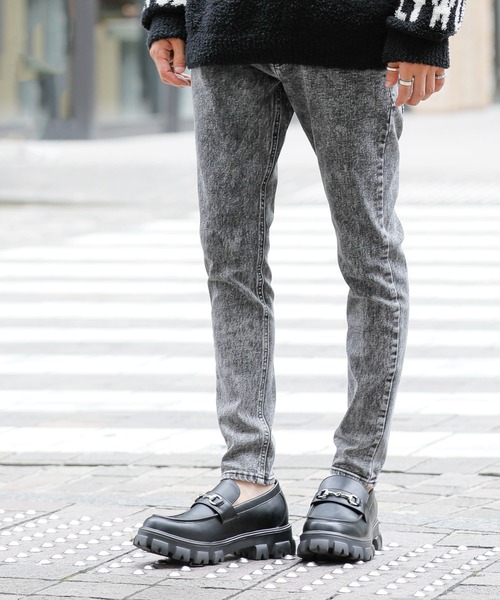 ADMIX/ATELIER SAB MEN（アドミックスアトリエサブメン）の「スーパーストレッチ / スキニー デニムパンツ（デニムパンツ・メンズ・ブラック系その他/ブラック/ライトブルー/ブラック系その他3/ブラック系その他2/ブルー系その他・L/M）」の3枚目の写真