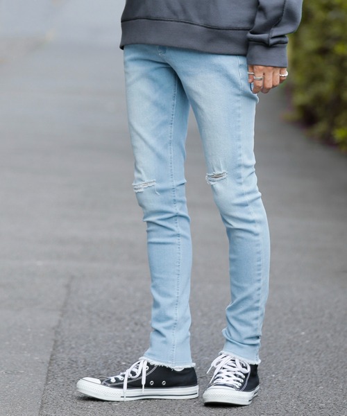 ADMIX/ATELIER SAB MEN（アドミックスアトリエサブメン）の「スーパーストレッチ / スキニー デニムパンツ（デニムパンツ・メンズ・ブラック系その他/ブラック/ライトブルー/ブラック系その他3/ブラック系その他2/ブルー系その他・L/M）」の6枚目の写真