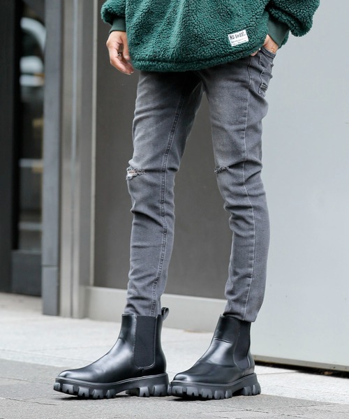 ADMIX/ATELIER SAB MEN（アドミックスアトリエサブメン）の「スーパーストレッチ / スキニー デニムパンツ（デニムパンツ・メンズ・ブラック系その他/ブラック/ライトブルー/ブラック系その他3/ブラック系その他2/ブルー系その他・L/M）」の4枚目の写真