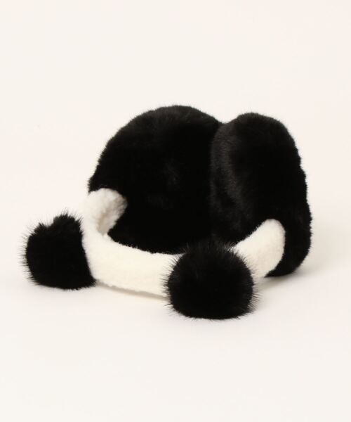 clear（クリア）の「パンダイヤーマフラー（イヤーマフ・レディース・ブラック・F）」の2枚目の写真