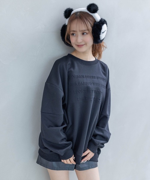 clear（クリア）の「パンダイヤーマフラー（イヤーマフ・レディース・ブラック・F）」の4枚目の写真