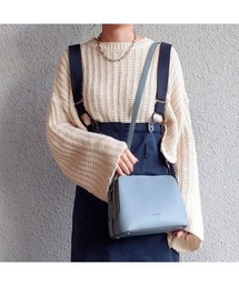 【多収納】アオリショルダーバッグ