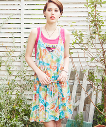 HYSTERIC GLAMOUR | HOT IN PARADISE総柄 OP(ワンピース)