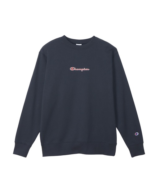 Champion(チャンピオン)の「【Champion/チャンピオン】メンズ ベーシック クルーネックスウェットシャツ(スウェット・メンズ・ネイビー/グレー/ダークブルー/ホワイト/ブラック・X-LARGE/LARGE/MEDIUM/SMALL)」の4枚目の写真