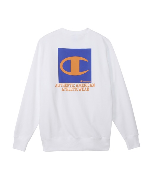 Champion(チャンピオン)の「【Champion/チャンピオン】メンズ ベーシック クルーネックスウェットシャツ(スウェット・メンズ・ネイビー/グレー/ダークブルー/ホワイト/ブラック・X-LARGE/LARGE/MEDIUM/SMALL)」の9枚目の写真