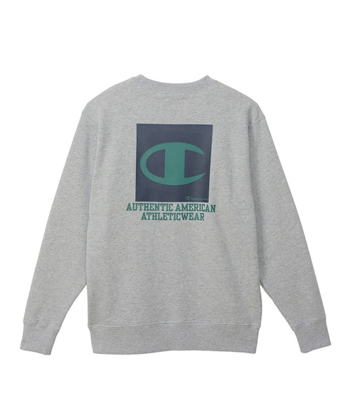 Champion(チャンピオン)の「【Champion/チャンピオン】メンズ ベーシック クルーネックスウェットシャツ(スウェット・メンズ・ネイビー/グレー/ダークブルー/ホワイト/ブラック・X-LARGE/LARGE/MEDIUM/SMALL)」の21枚目の写真