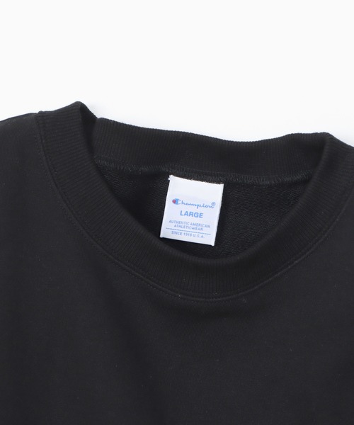 Champion(チャンピオン)の「【Champion/チャンピオン】メンズ ベーシック クルーネックスウェットシャツ(スウェット・メンズ・ネイビー/グレー/ダークブルー/ホワイト/ブラック・X-LARGE/LARGE/MEDIUM/SMALL)」の14枚目の写真