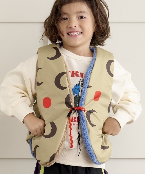 HOGAN RANCH WEAR（ホーガンランチウエア）の「ボアリバーシブルベスト（kids/S～L）（ベスト・キッズ・ピンク/ライトブルー・L/M/S）」の9枚目の写真