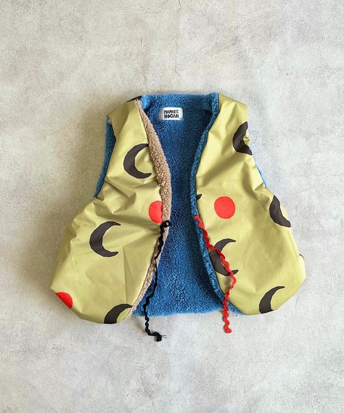 HOGAN RANCH WEAR（ホーガンランチウエア）の「ボアリバーシブルベスト（kids/S～L）（ベスト・キッズ・ピンク/ライトブルー・L/M/S）」の6枚目の写真