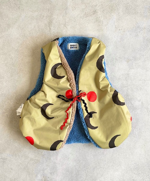 HOGAN RANCH WEAR（ホーガンランチウエア）の「ボアリバーシブルベスト（kids/S～L）（ベスト・キッズ・ピンク/ライトブルー・L/M/S）」の7枚目の写真