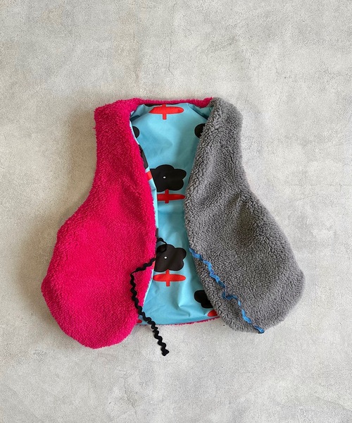 HOGAN RANCH WEAR（ホーガンランチウエア）の「ボアリバーシブルベスト（kids/S～L）（ベスト・キッズ・ピンク/ライトブルー・L/M/S）」の17枚目の写真