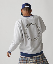 AVIREX(ABbNX)́sAVIREX × EXPANSIONt CIRCLE LOGO CREWNECK SWEAT / T[NS N[lbN XEFbg(XEFbg)