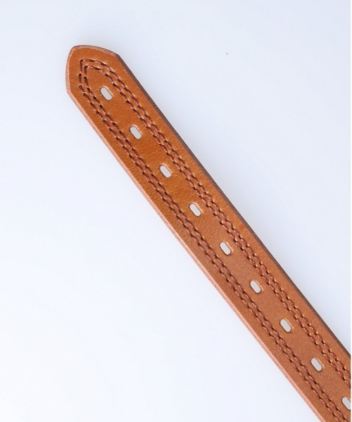 Right-on(ライトオン)の「35mm パンチングベルト(ベルト・メンズ・ライトブラウン/ブラック・フリー)」の6枚目の写真