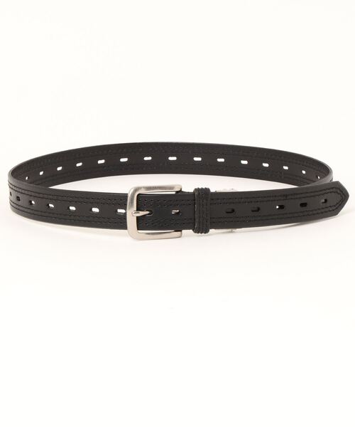 Right-on(ライトオン)の「35mm パンチングベルト(ベルト・メンズ・ライトブラウン/ブラック・フリー)」の8枚目の写真