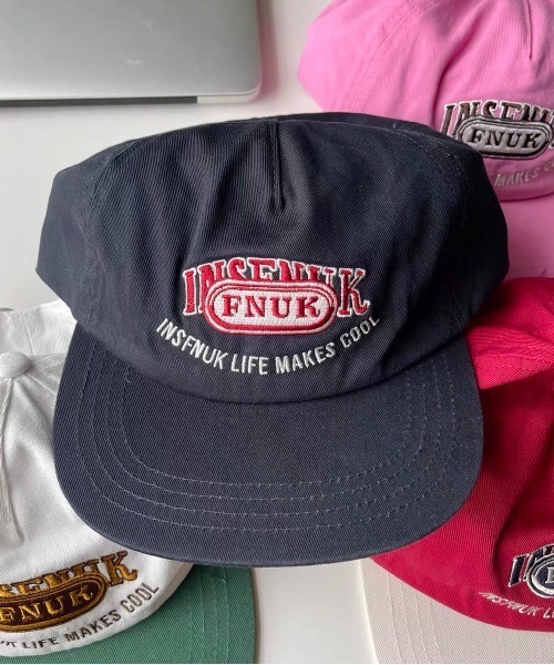 国内発送★VS PINK♥ロゴ ベースボールキャップ ピンク 刺繍ロゴ ベースボールキャップ - メルカリ