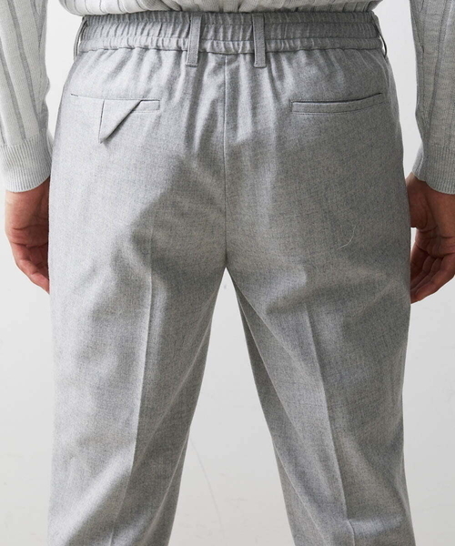 MICHEL KLEIN HOMME (ミッシェルクランオム)の「リラックススラックスパンツ(スラックス・メンズ・ライトグレー/ブラック・MEDIUM/LARGE/X-LARGE)」の17枚目の写真