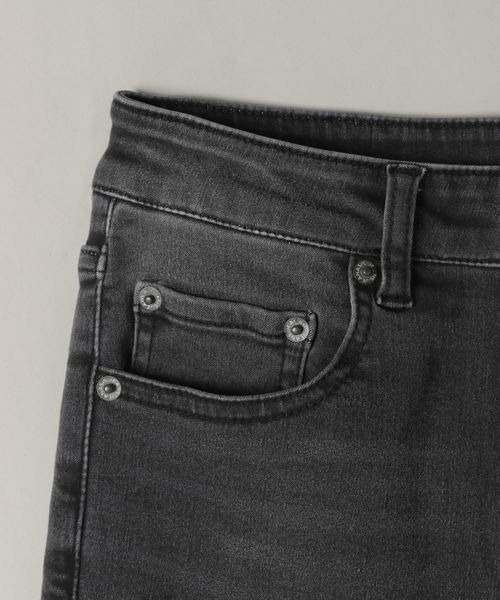 JEANASIS（ジーナシス）の「シルキーシガレットデニムパンツ/985885（デニムパンツ・レディース・ライトブルー/ブラック/ブラック系その他・SMALL/MEDIUM）」の8枚目の写真
